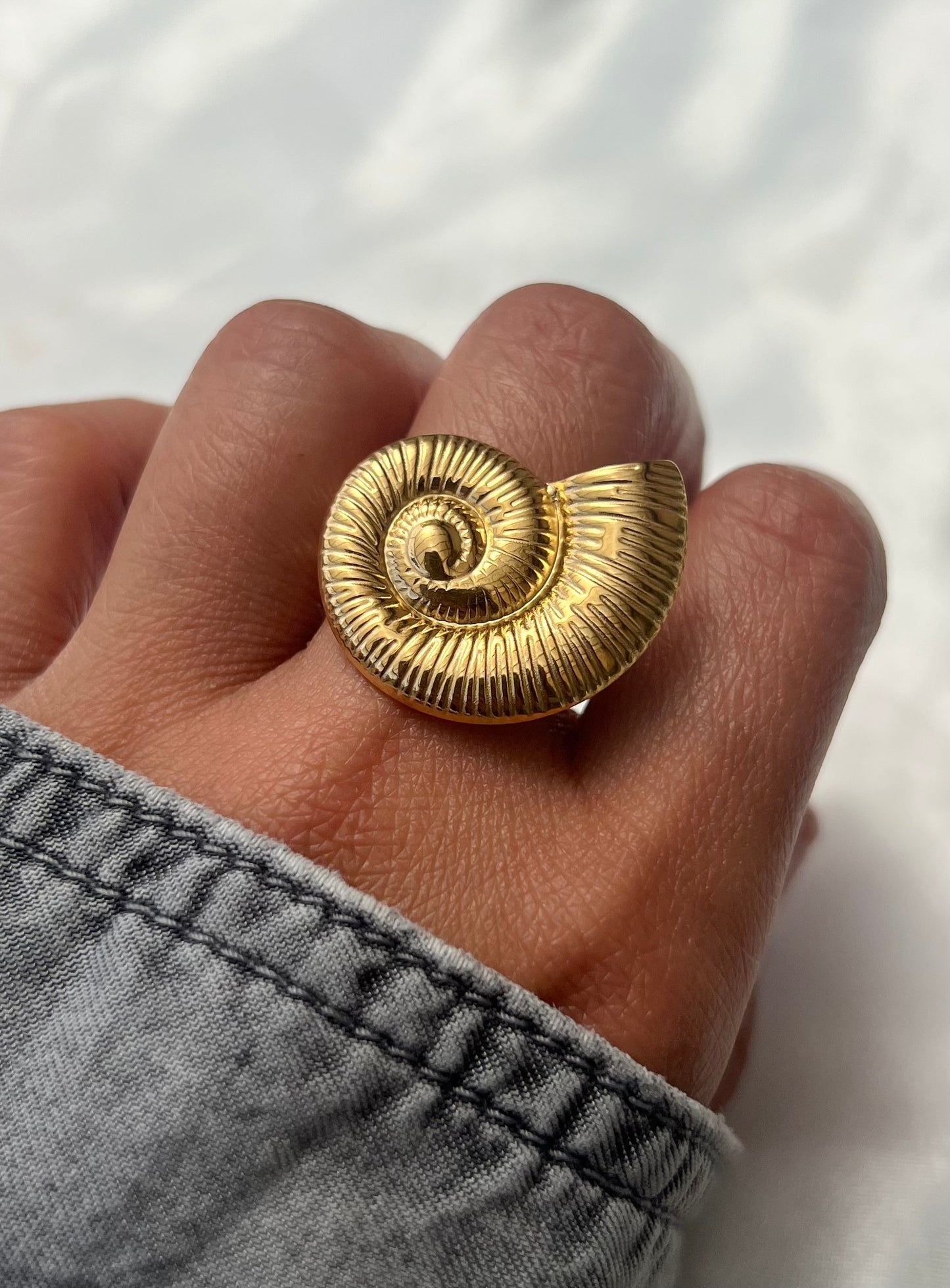 Bague Coquille