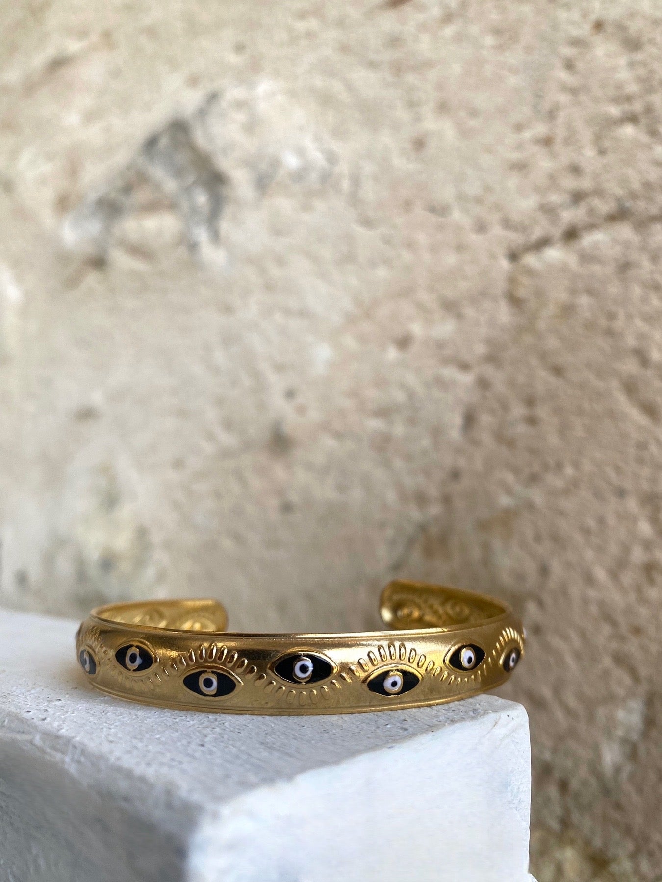 Bracelet gravure œil