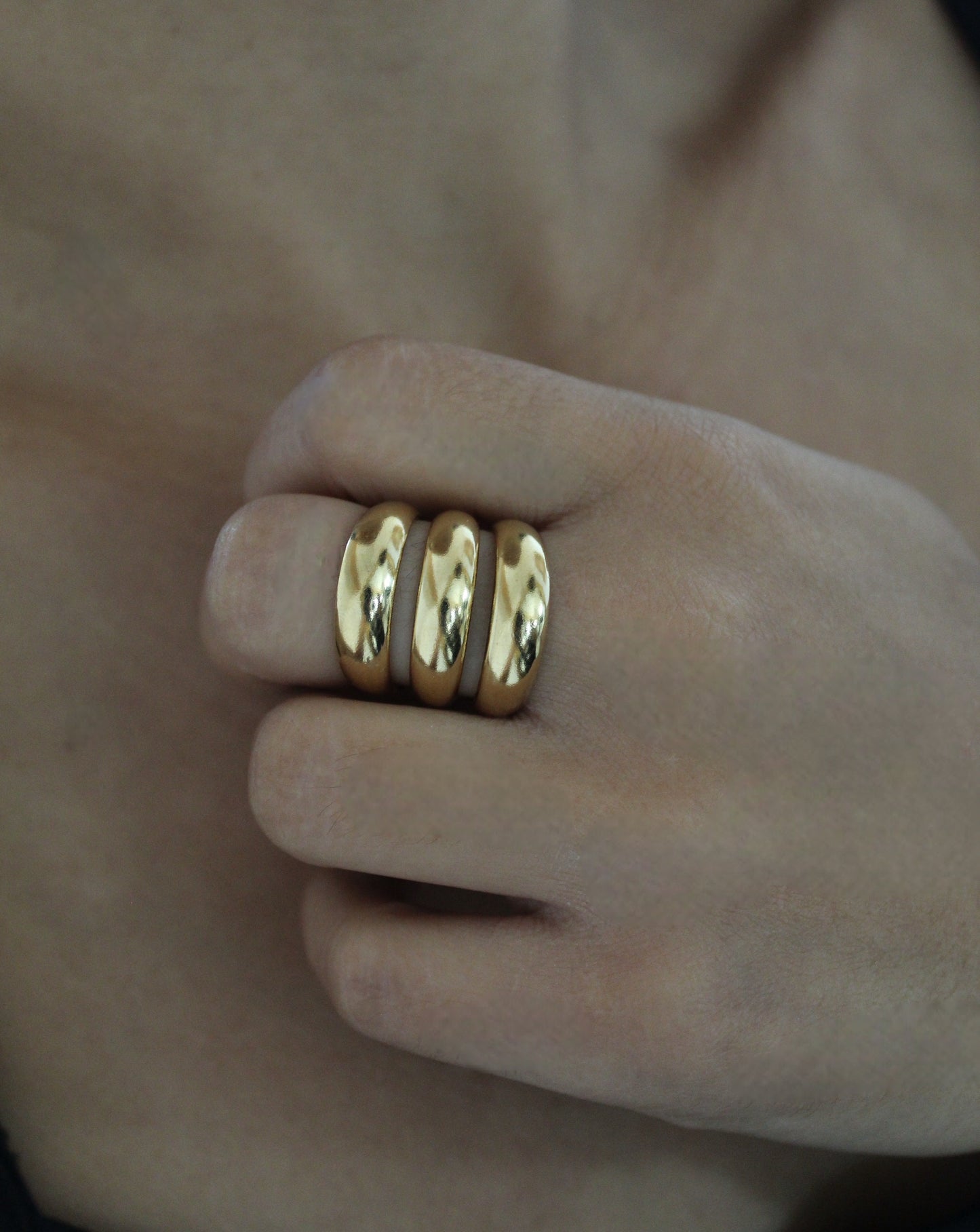 Bague L’Aube Dorée - Bijoux en acier inoxydable - Les bijoux d’Anaïs