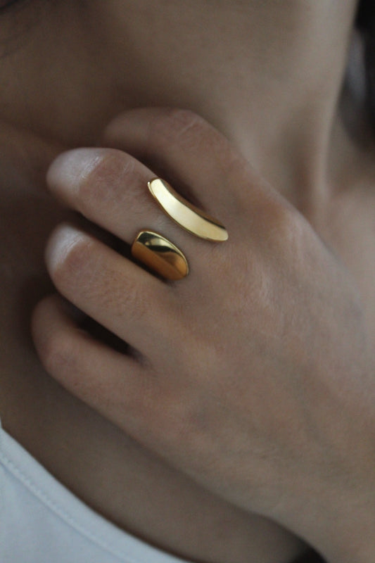 Bague Éclat d’Aurore - Bijoux en acier inoxydable - Les bijoux d’Anaïs