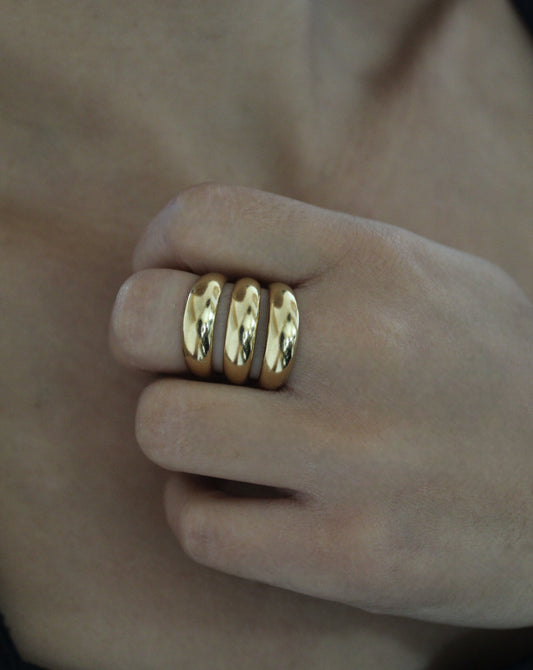 Bague L’Aube Dorée - Bijoux en acier inoxydable - Les bijoux d’Anaïs